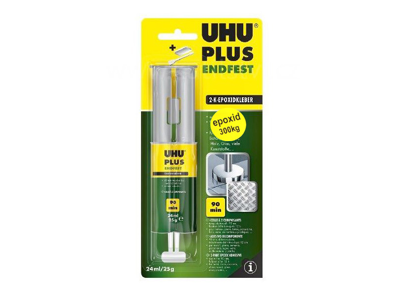 Lepidlo UHU plus endfest 300, epoxy, epoxid 300kg, 24ml
