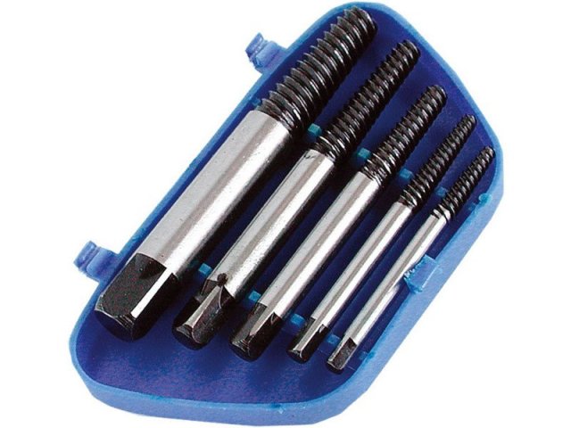 Vytahovák zalomených šroubů, sada 5ks