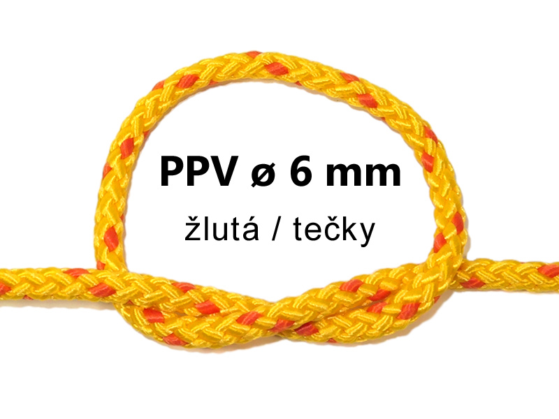Lano PPV ø 6 mm - bez jádra