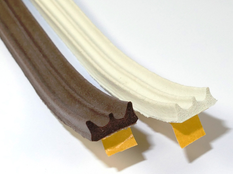 Těsnění do oken a dveří E-profil, těsnící páska na okno, dveře, pryž, guma