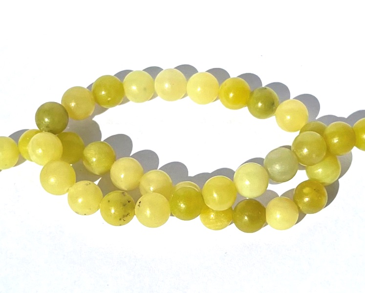 Lemon Nefrit ø 8 mm