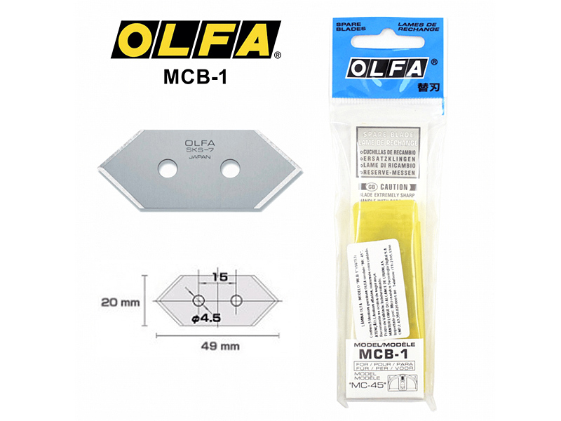 Náhradní čepele MCB-1 pro paspartovač MC - 45